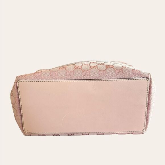 Gucci- GG Canvas Leather-Trimmed Tote - Vintage - Picture 10 of 16